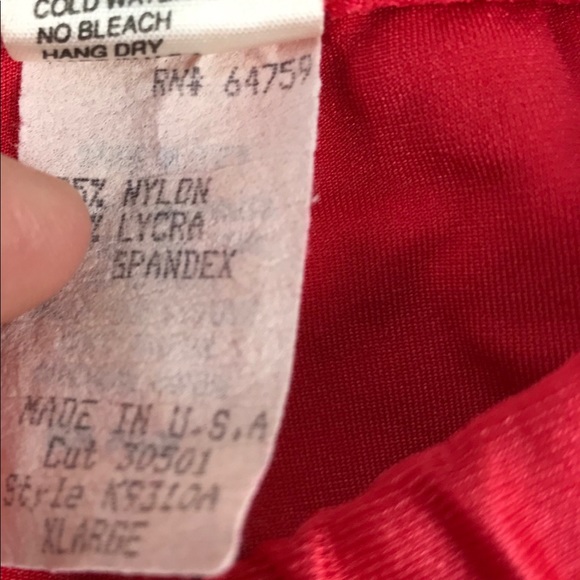 Vtg The Body Co Black Shiny Spandex Workout Shorts - Picture 3 of 6